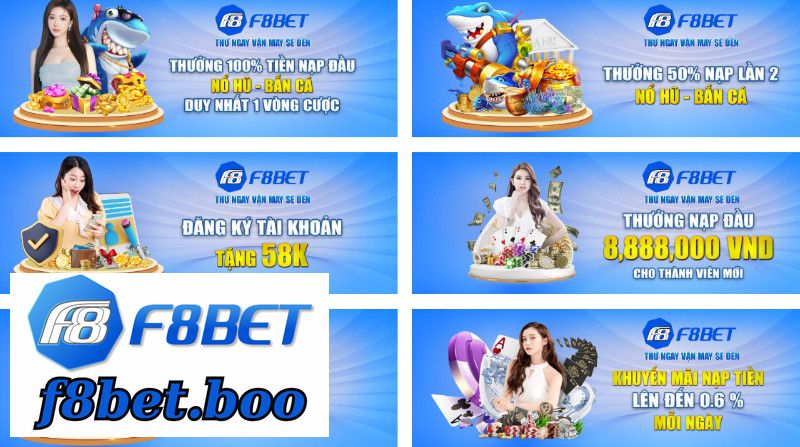 Tần suất khuyến mãi tại F8bet luôn dày đặc